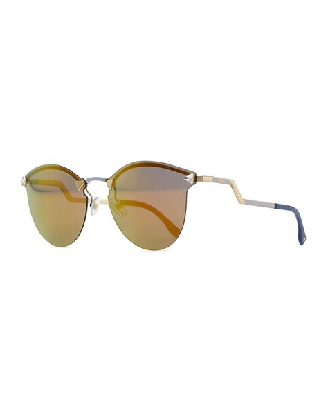 fendi frameless sunglasses